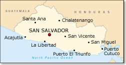 Map of El Salvador