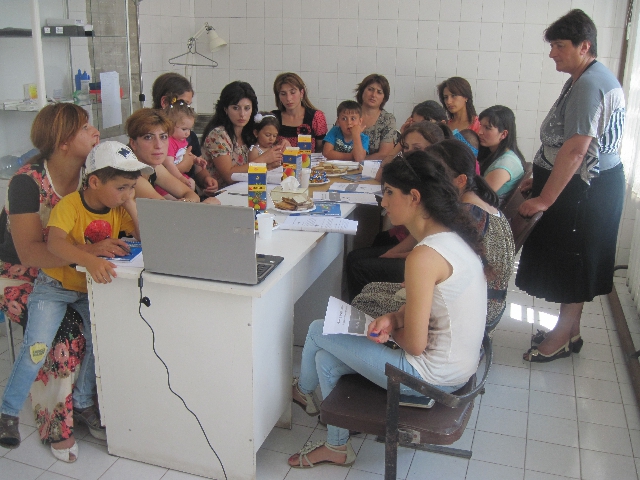 Health education training session in Armenia