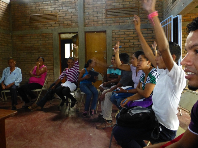 Health education training session in Nicaragua