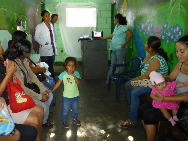 Health education training session in Nicaragua