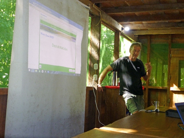 Project Amazonas director, Dr. Devon Graham, reviews module on dehydration