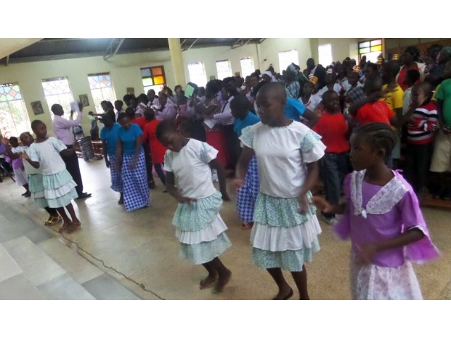 St. Kizito Choir Pandipieri performance, Kisumu, Kenya